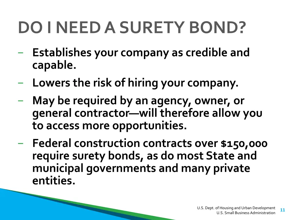 do i need a surety bond