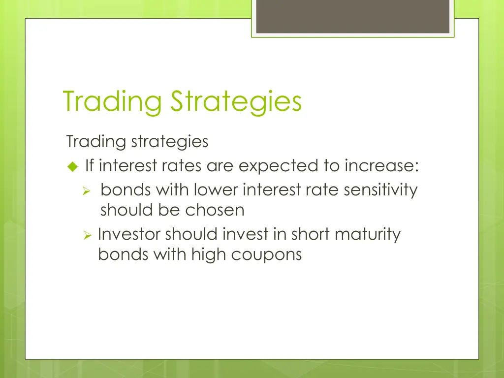 trading strategies 1