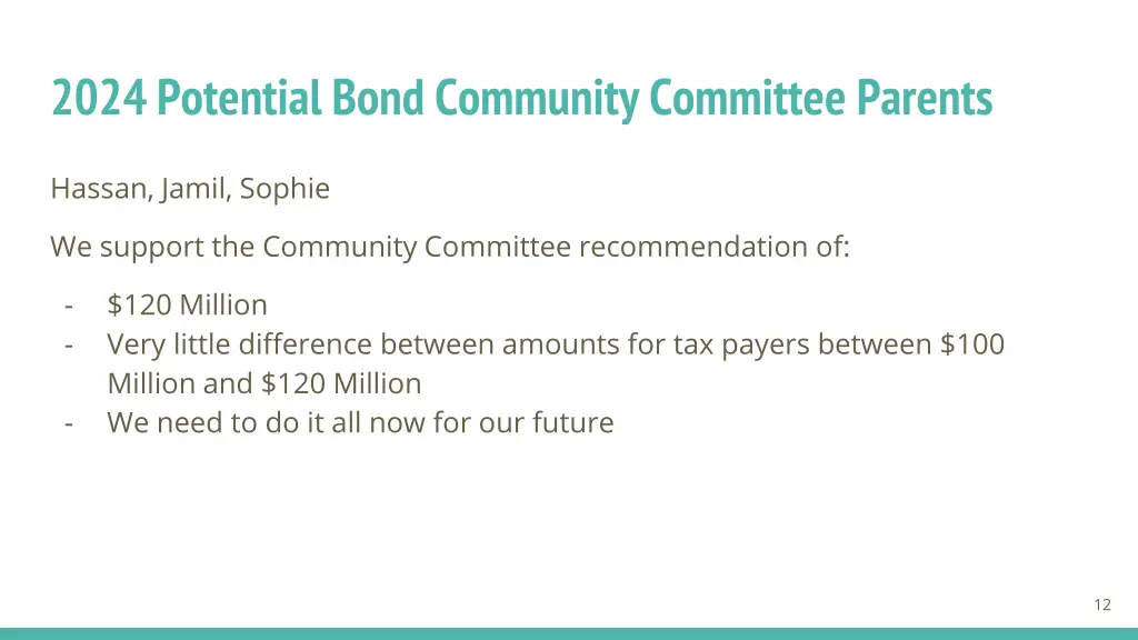 2024 potential bond community committee parents 5