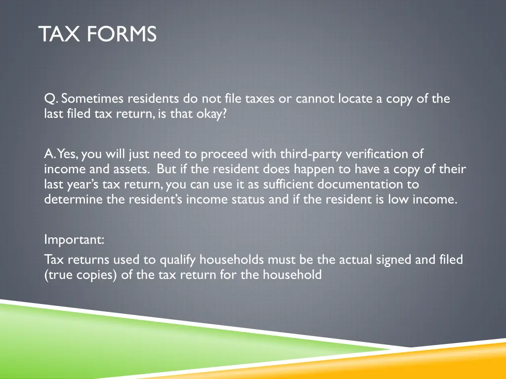 tax forms