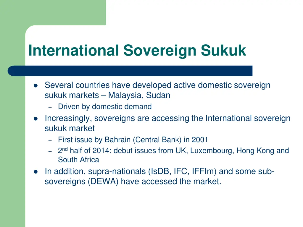 international sovereign sukuk