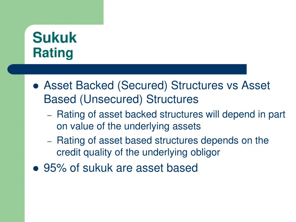 sukuk rating