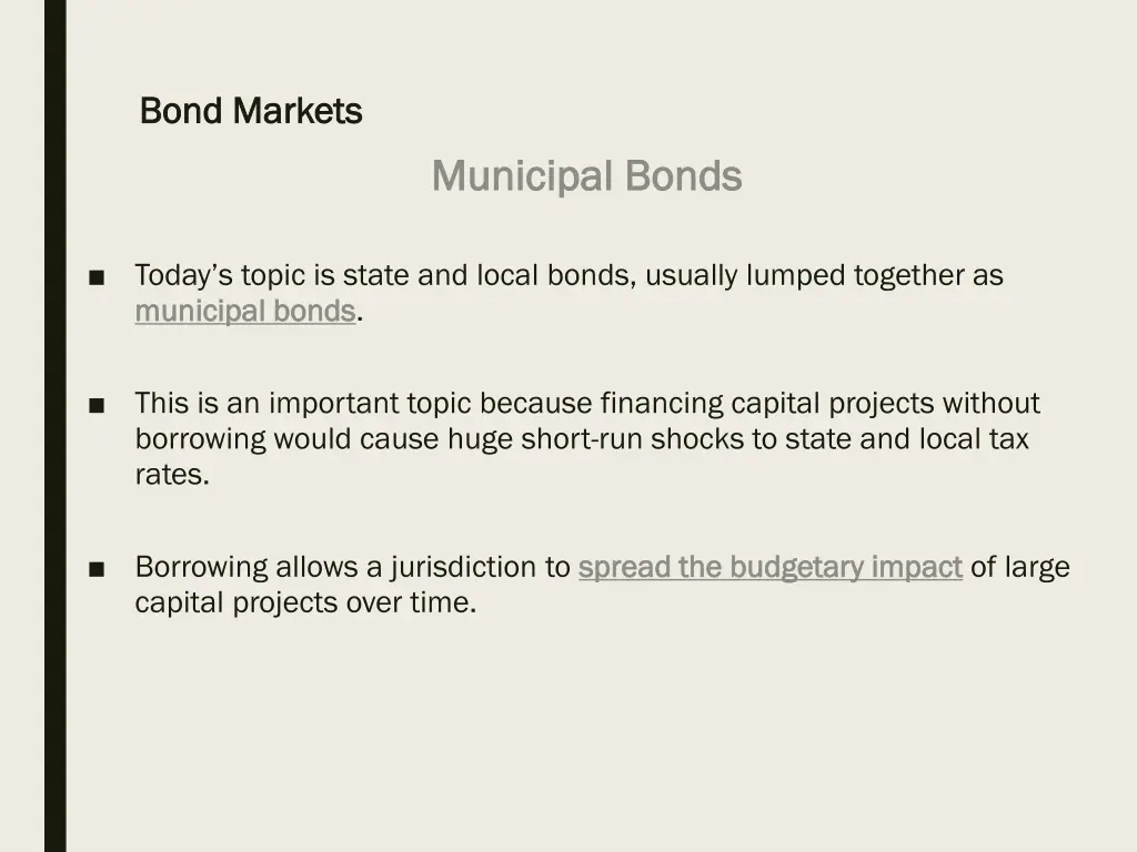 bond markets bond markets 1