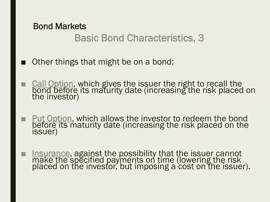 bond markets bond markets 11