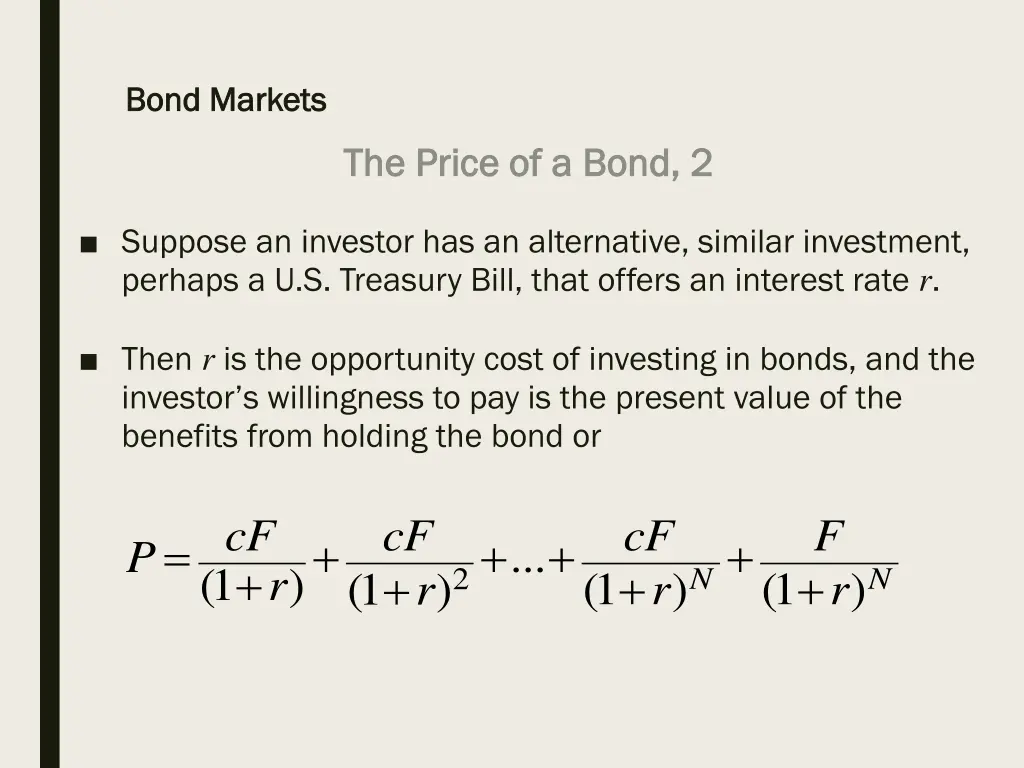 bond markets bond markets 13