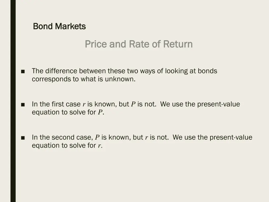 bond markets bond markets 19