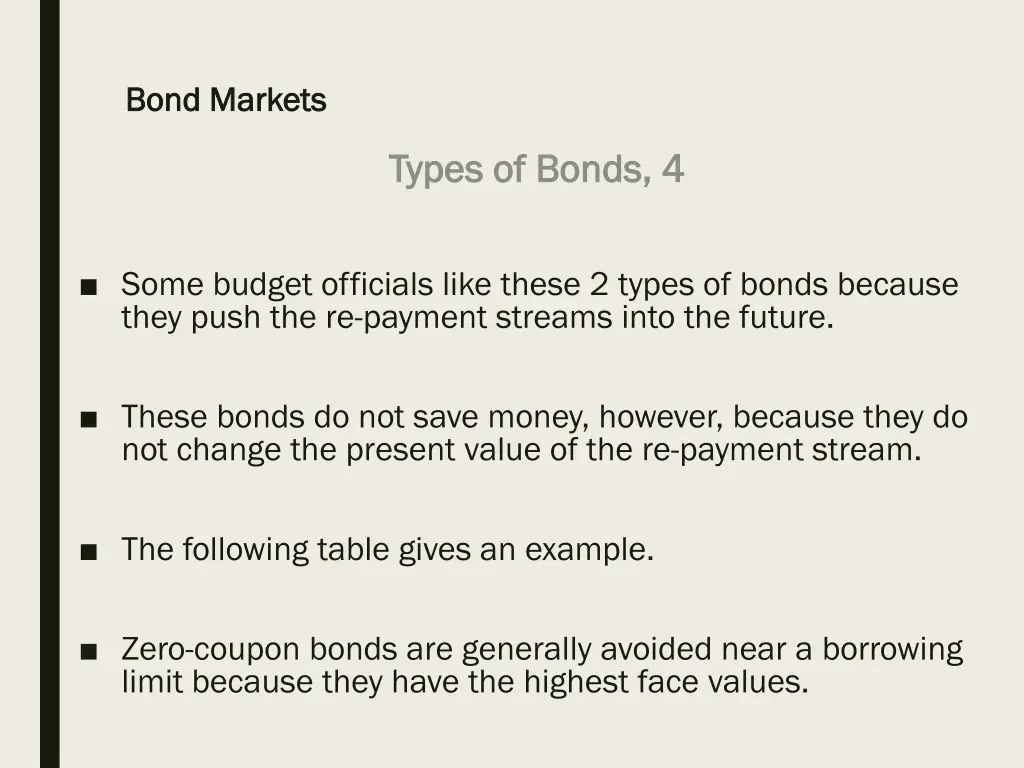 bond markets bond markets 22