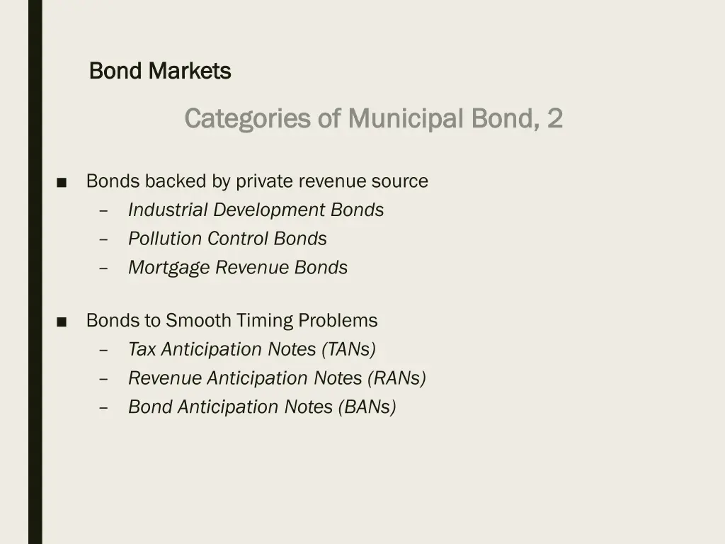 bond markets bond markets 26