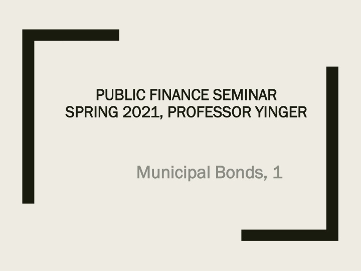 public finance seminar public finance seminar