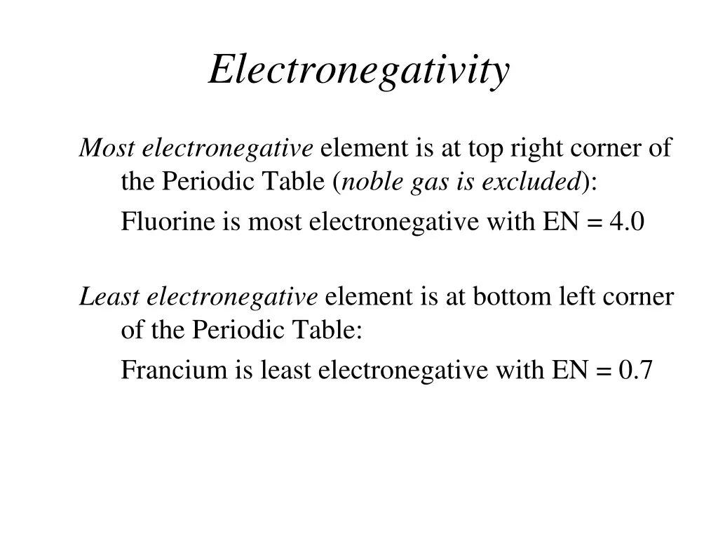 electronegativity 1