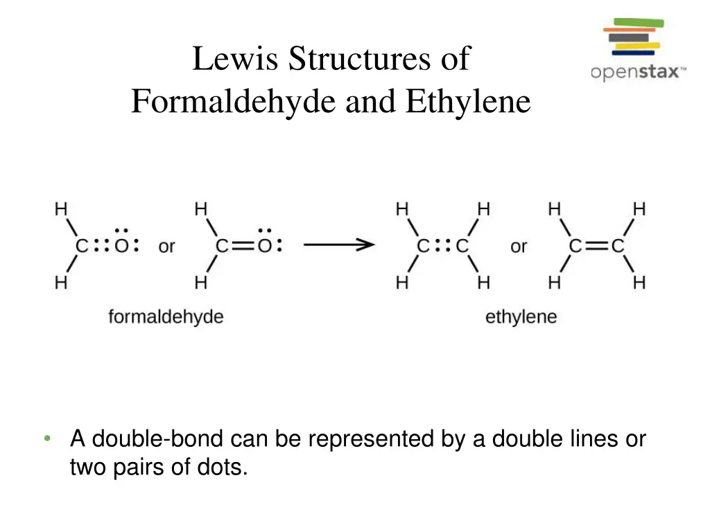 lewis structures of formaldehyde and ethylene