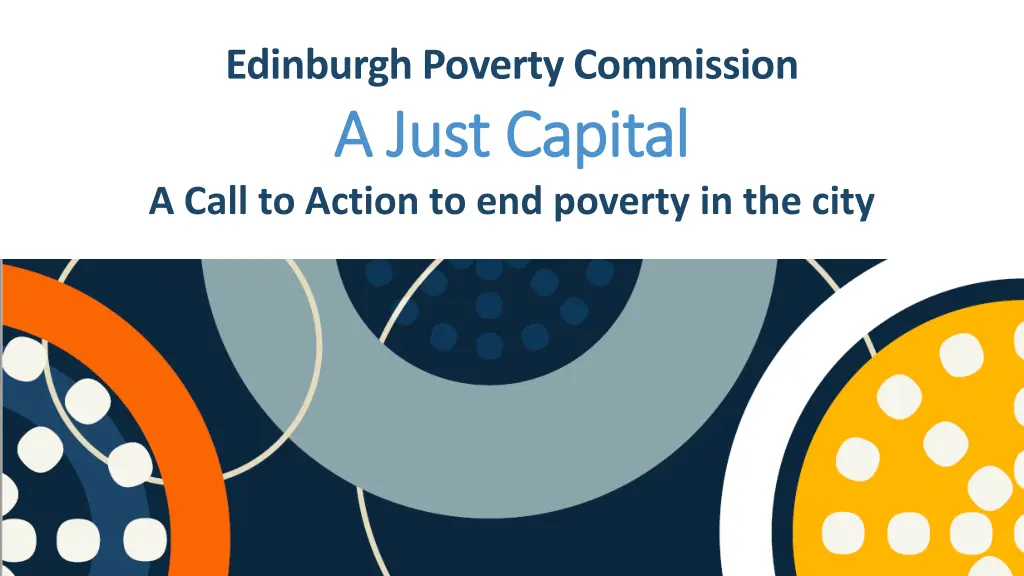 edinburgh poverty commission a just capital