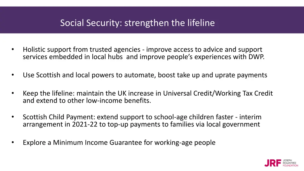 social security strengthen the lifeline