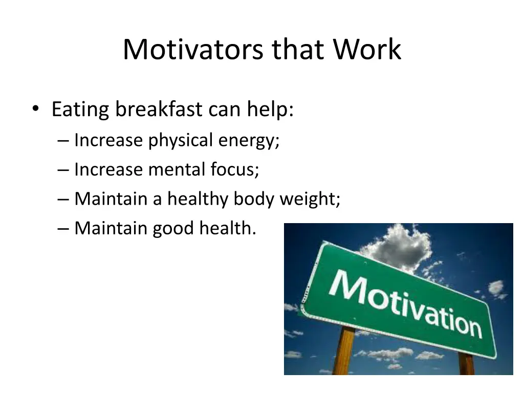 motivators that work