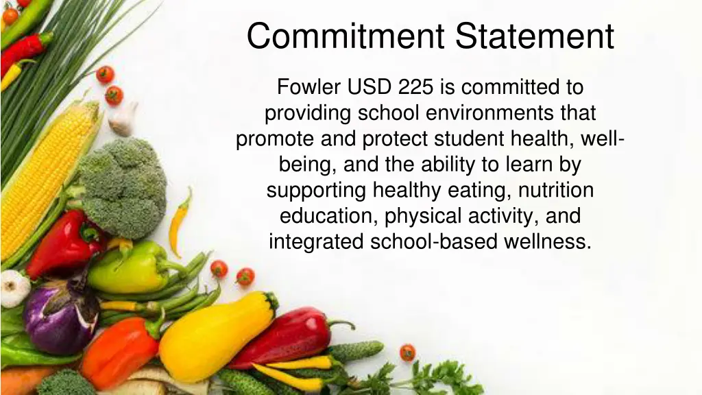 commitment statement