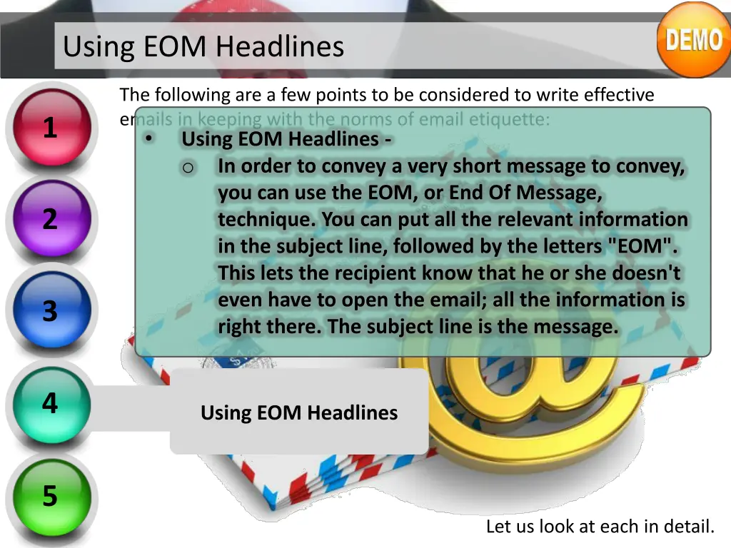 using eom headlines