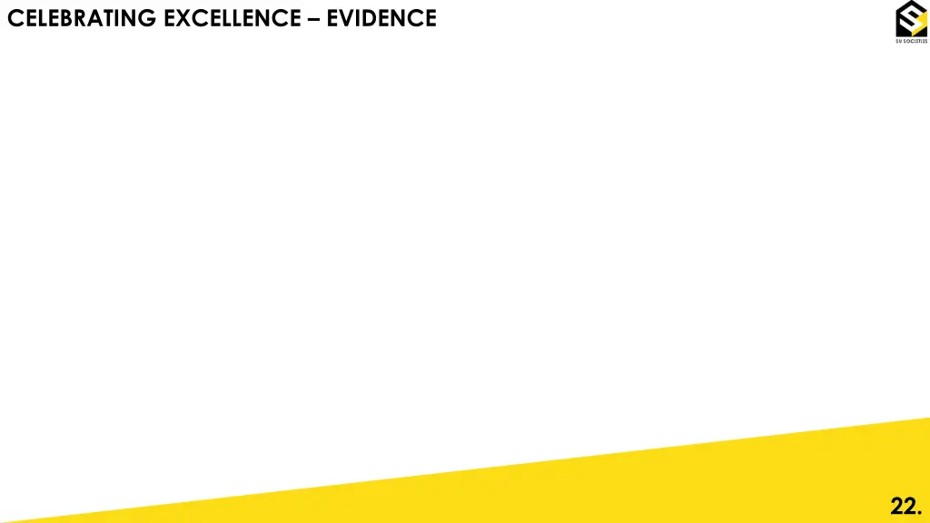 celebrating excellence evidence