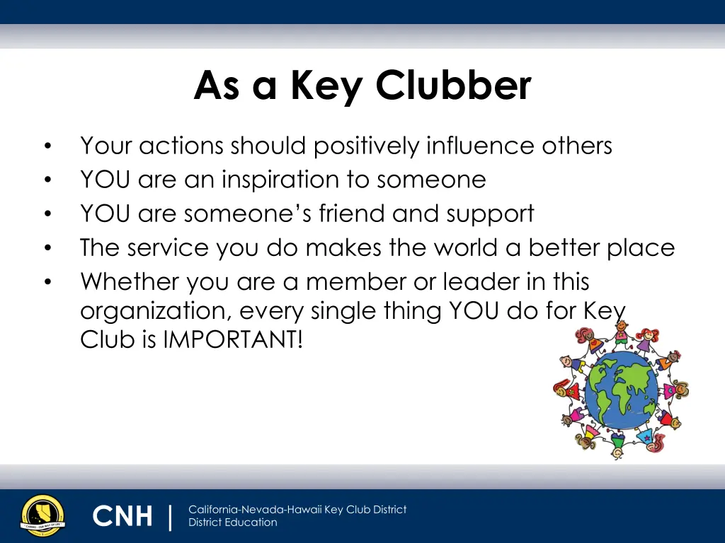 as a key clubber