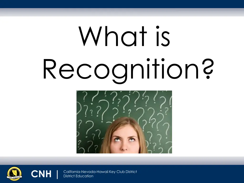 what is recognition