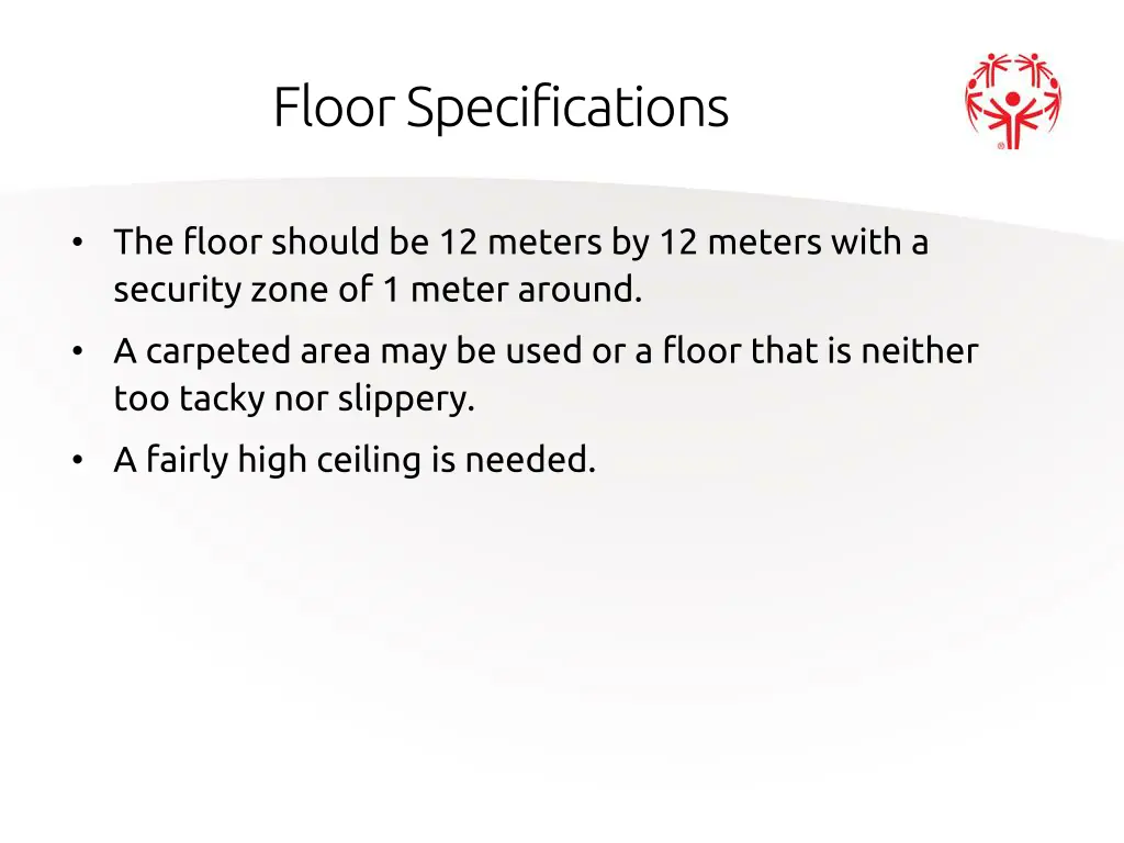 floor specifications