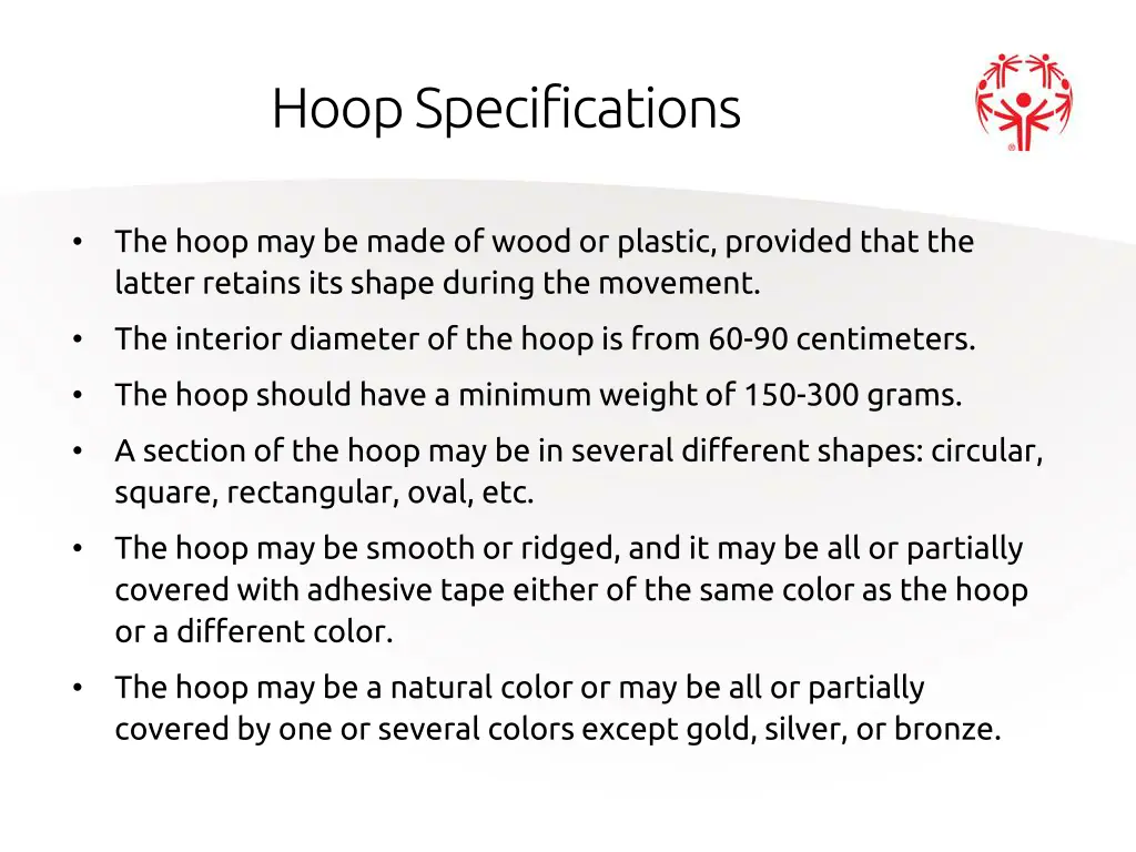 hoop specifications