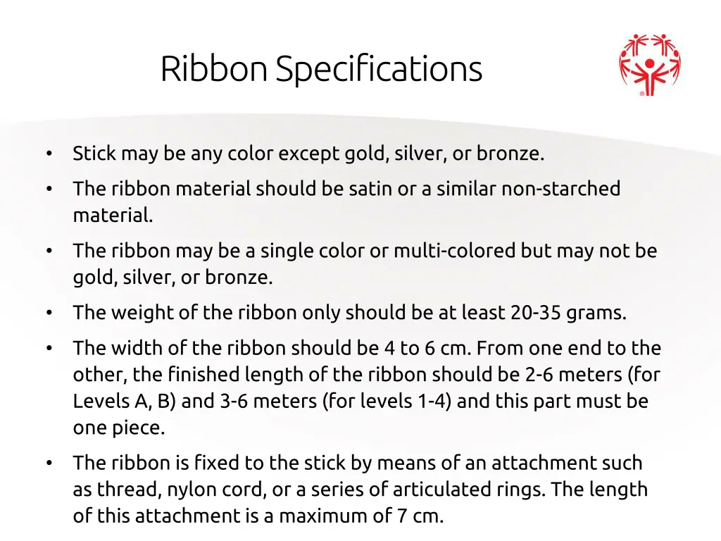 ribbon specifications 1