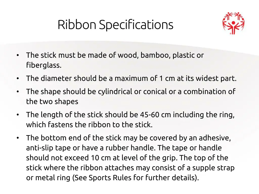 ribbon specifications