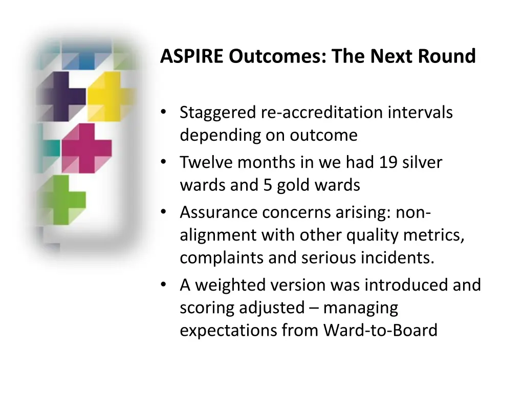 aspire outcomes the next round