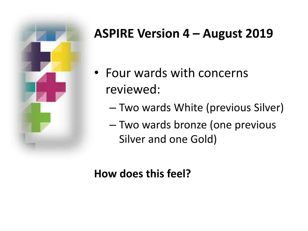 aspire version 4 august 2019