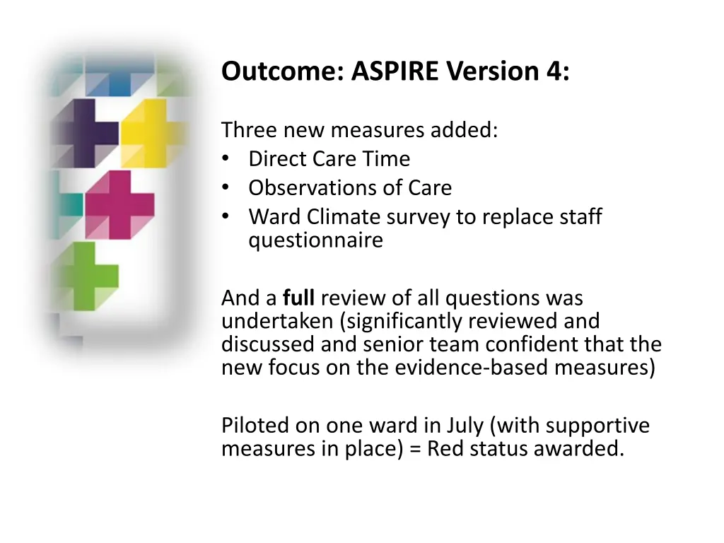 outcome aspire version 4