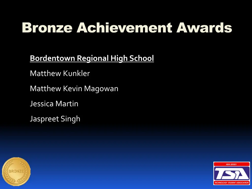 bronze achievement awards 1