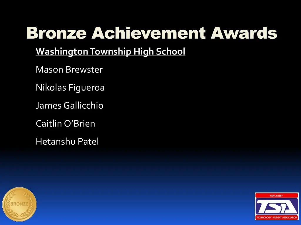 bronze achievement awards 9