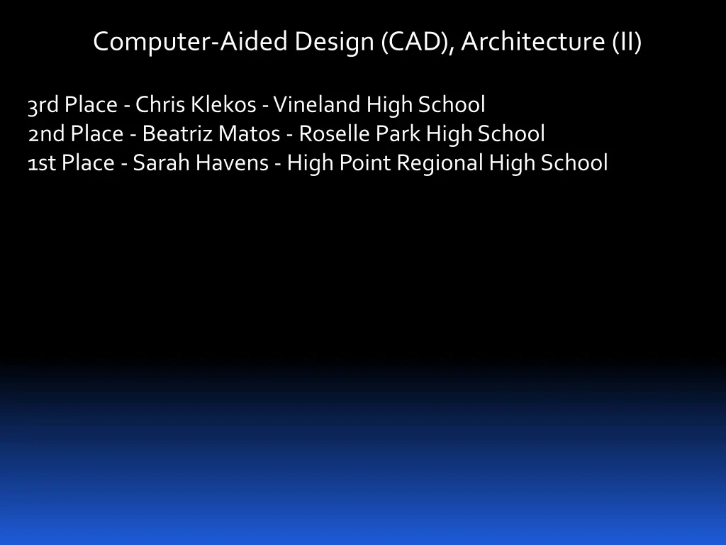 computer aided design cad architecture ii