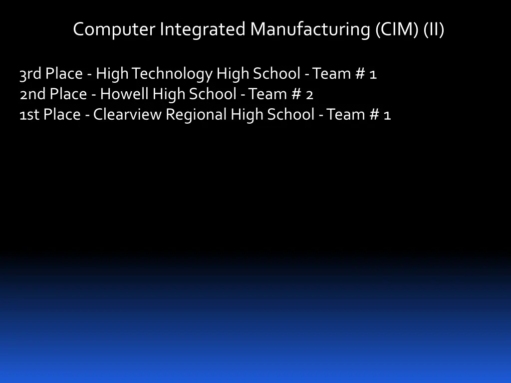 computer integrated manufacturing cim ii