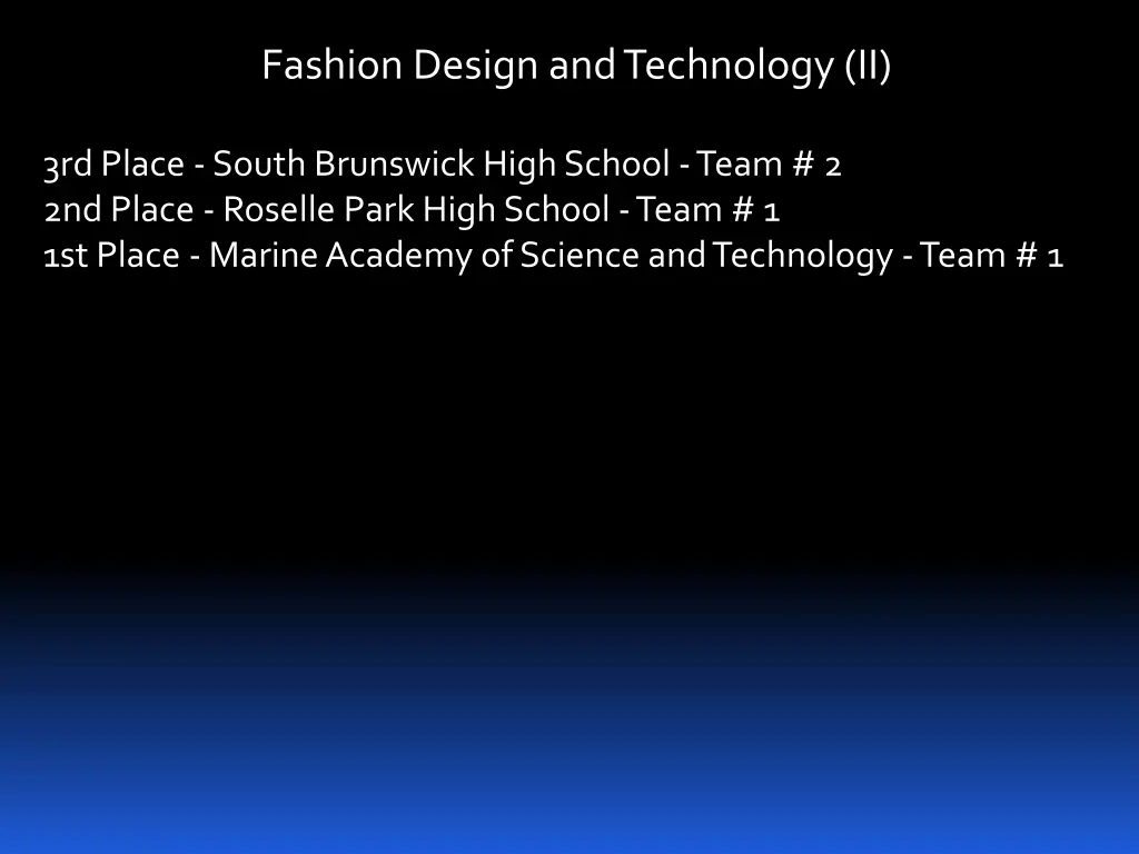 fashion design and technology ii