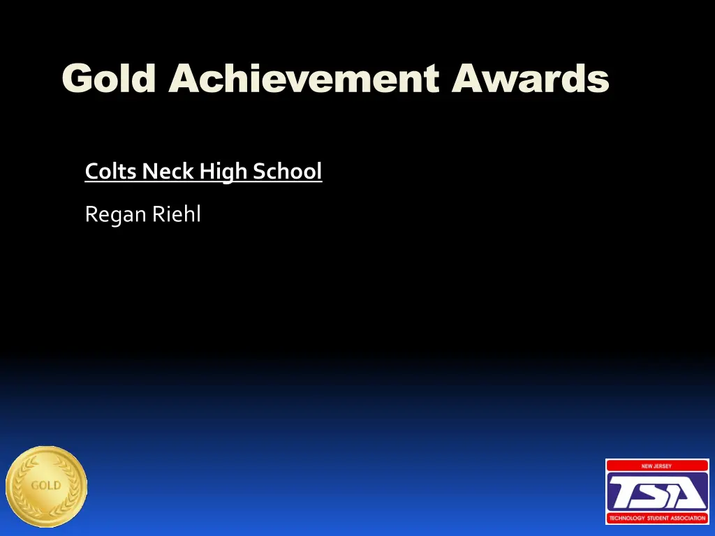 gold achievement awards 2