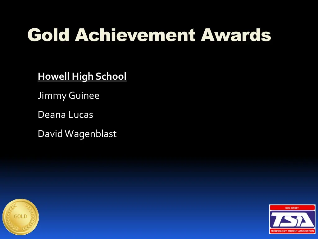 gold achievement awards 5