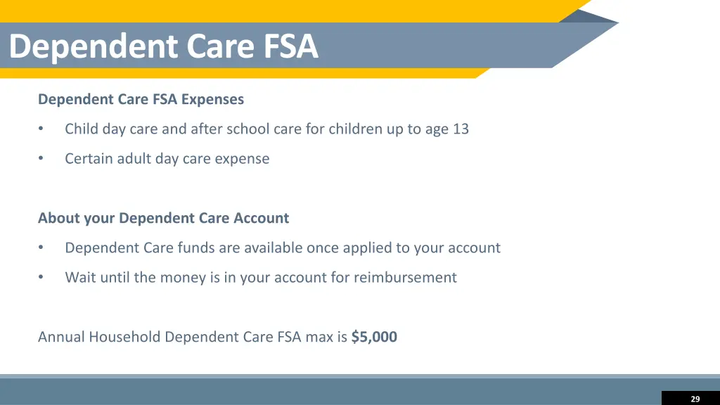 dependent care fsa