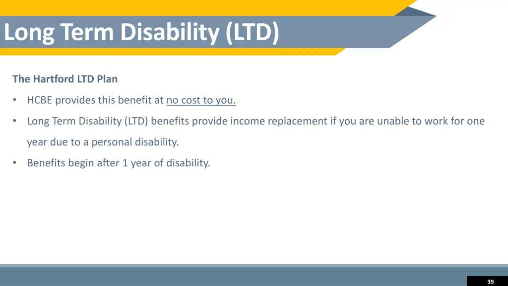 long term disability ltd