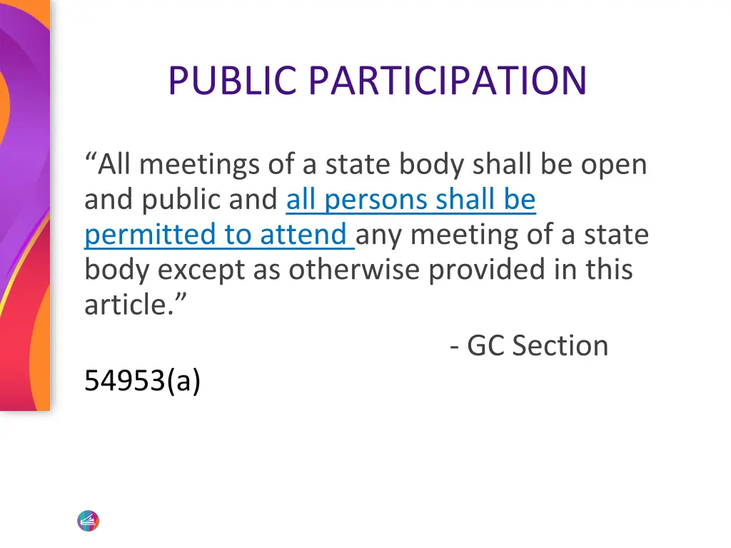 public participation