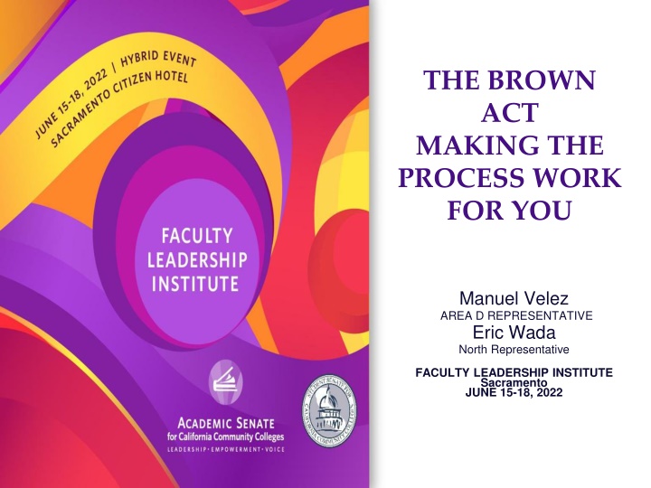 the brown act making the process work for you