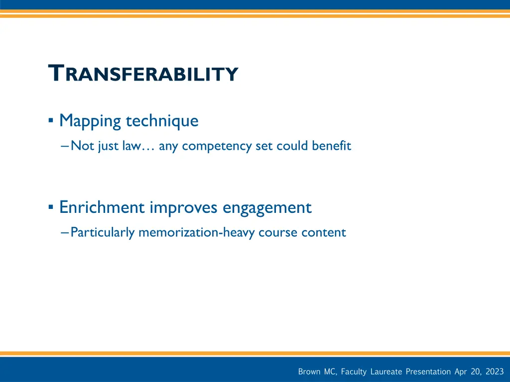 t ransferability