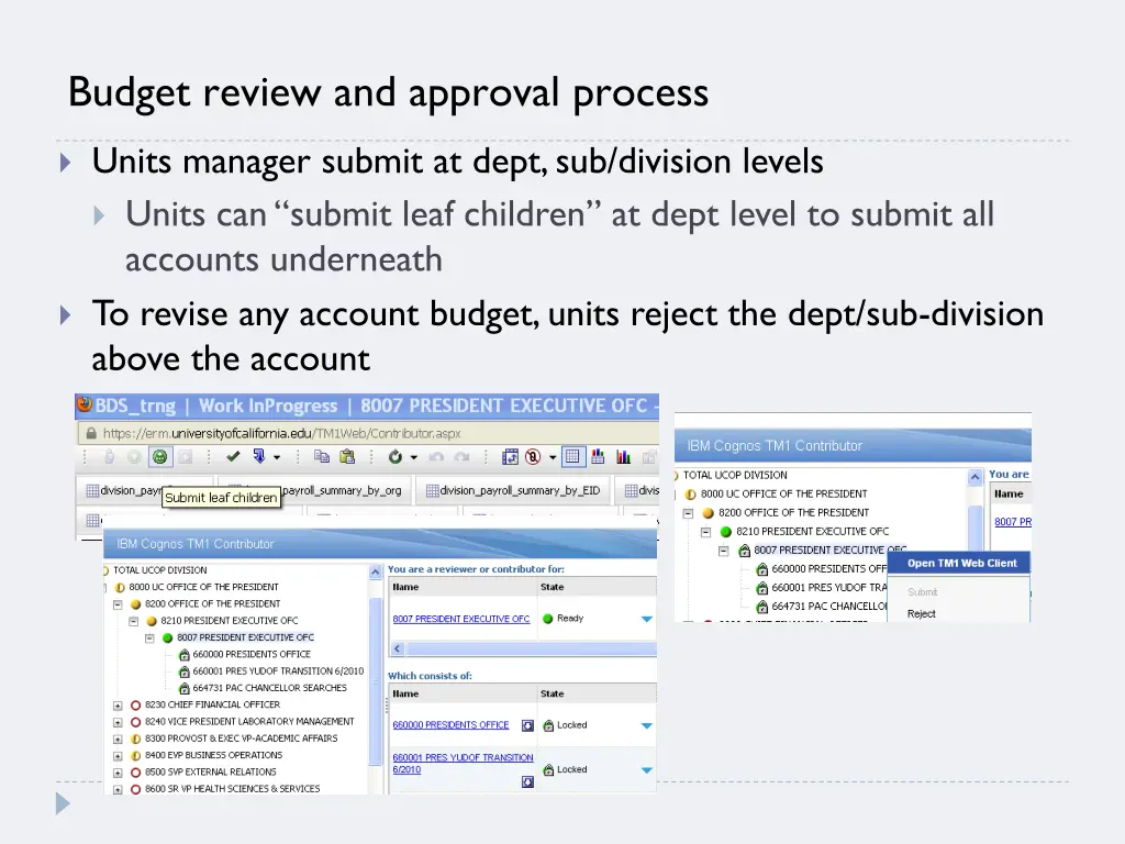 budget review and approval process