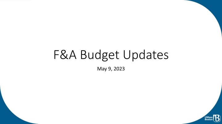 f a budget updates