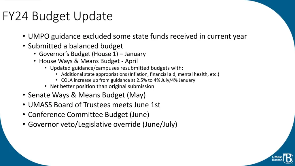 fy24 budget update