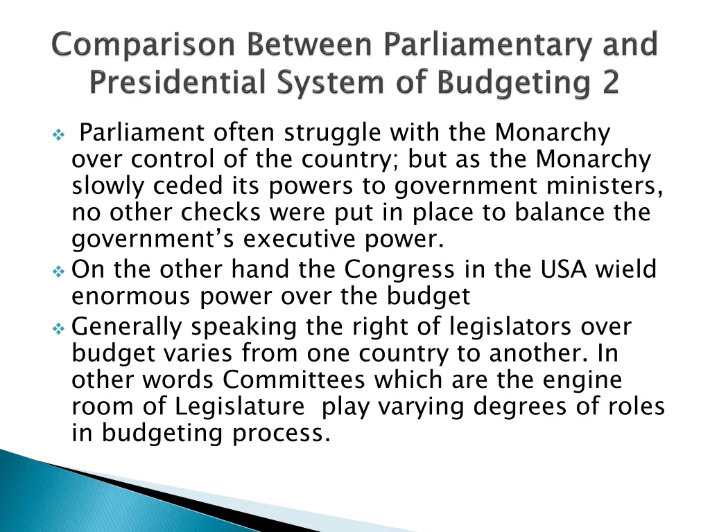 parliament often struggle with the monarchy over