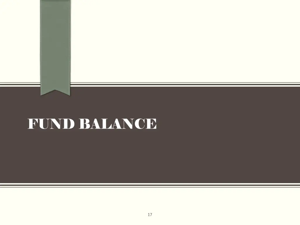 fund balance