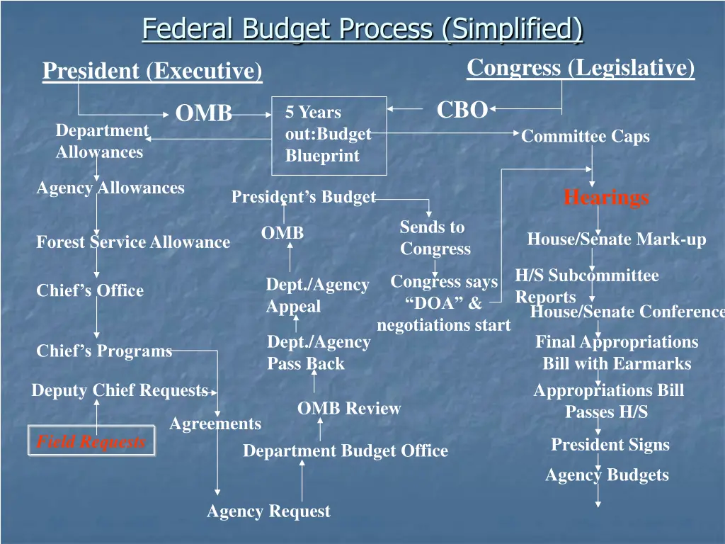 federal budget process simplified