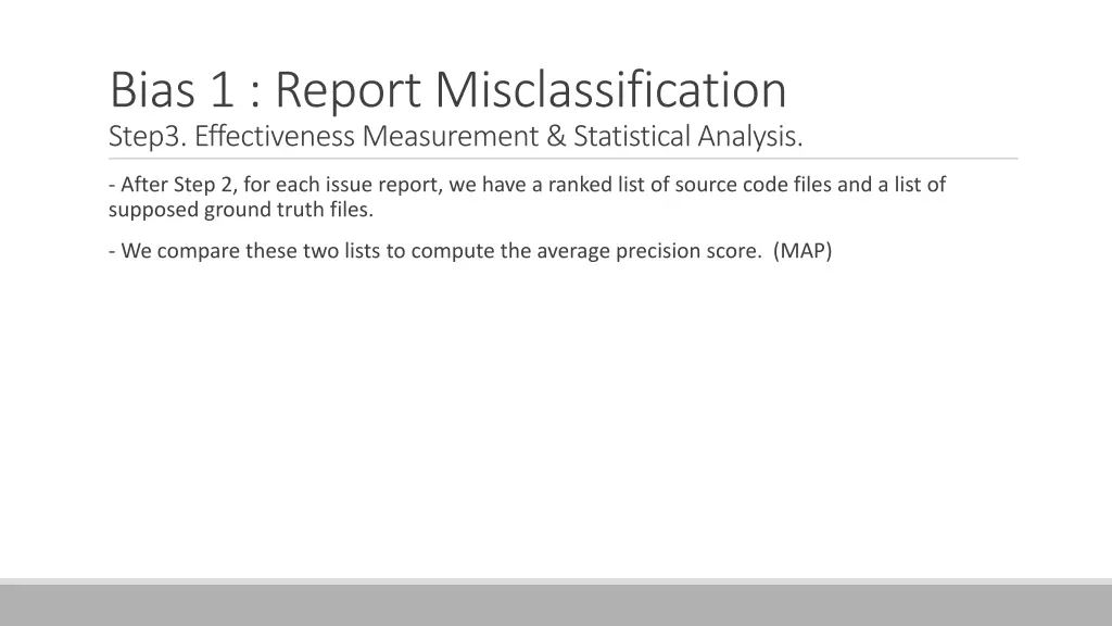 bias 1 report misclassification step3