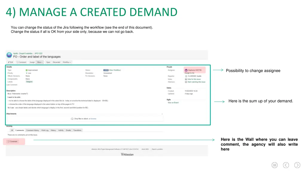 4 manage a created demand